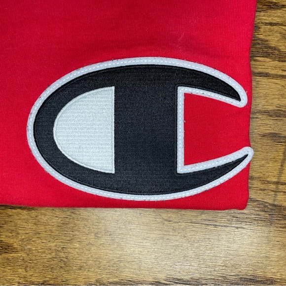 𝅺Vintage 80’s/ 90’s Champion Embroidered Large Champion Logo Tee Shirt size 2XL - Picture 7 of 7